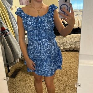 Blue dress